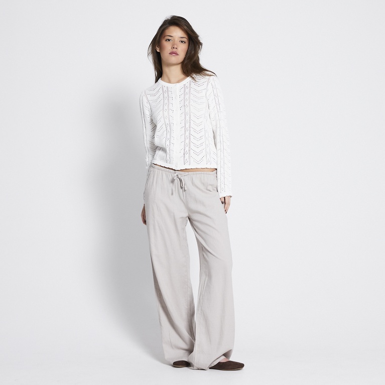 Crochet knit cardigan "Vidia"